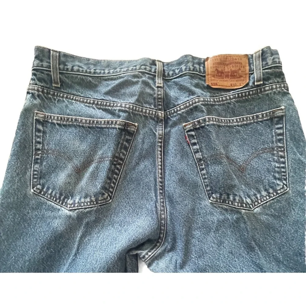 Levi's 505 Jeans Mens 40x32 Regular Fit Straight Leg